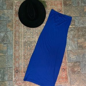 Dodger Blue Tube tip Dress